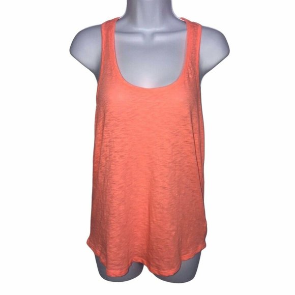 Athleta Orange Peach Lightweight Racerback Tank XS - Picture 1 of 5